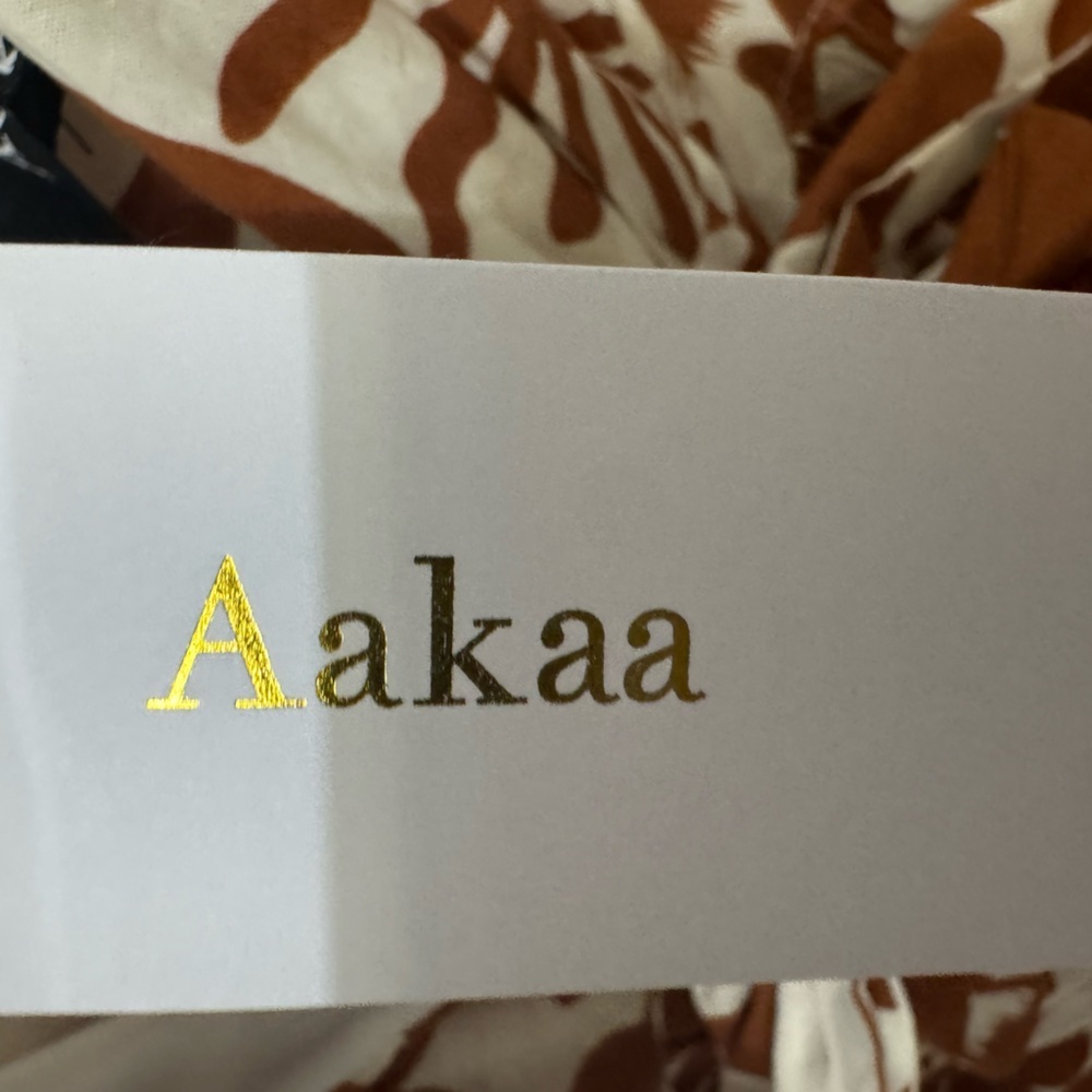 AAKAA  Floral Maxi Dress Size Large - Picture 6 of 6